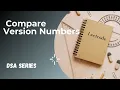 Compare Version Number DSA series Code wild