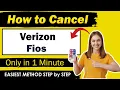 How To Cancel Verizon Fios Service NEW UPDATED METHOD