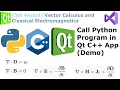 021 - Call Python Program in Qt C Application Demo