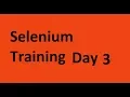 Selenium Training Day 3