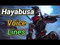 Hayabusa new voice lines and quotes \\ Revamped Dialogues with English Subtitles | Mobile Legends