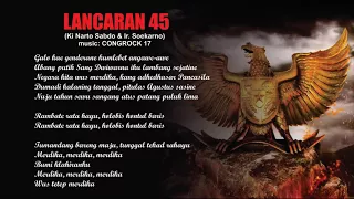 Download Lancaran 45 (Ki Narto Sabdo \u0026 Ir Soekarno) versi Congrock 17 MP3