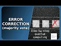 Majority Vote System in bit strings
