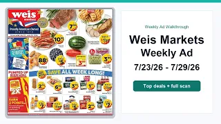 Weis Markets Weekly Ad 26 - 26 Best Deals