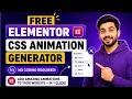 Free Elementor CSS Animation Generator No Coding Required