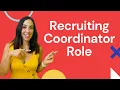 What Does A Recruiting Coordinator Do Interview