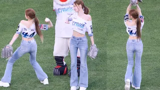 260825 휘서 하이키(H1-KEY) 승리기원 시구 HWISEO Cam | 수원KT위즈파크