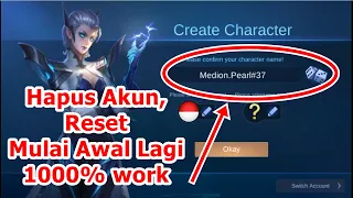 cara reset menghapus akun mobile legends memulai ulang dari awal lagi