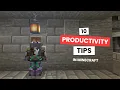 10 Minecraft Productivity Tips in 260 seconds
