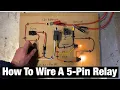 How to Wire a 5 Pin Automotive Relay Pins 87a Bosch Style Fans Fuel Pump Lights