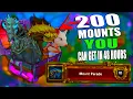 200 Easy Mounts I Got in 48 Hours of Played Time - WoW Mounts