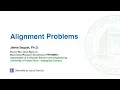 Alignment Problems