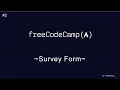 FreeCodeCamp Challenge - Survey Form