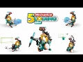 5 in 1 Mechanical Coding Robot - Learn to code WITHOUT the Computer