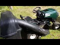 Craftsman Riding Lawn mower with 3 bin bagger run-up and look over