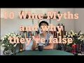 Top 10 Wine Myths DEBUNKED What Every Wine Lover Needs to Know
