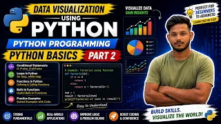 Python Basics Part 2 Data Visualization Using Python Python Programming