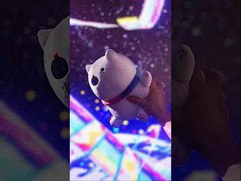 EEEAAAOOO plush in BIO ππΉ #space #cat