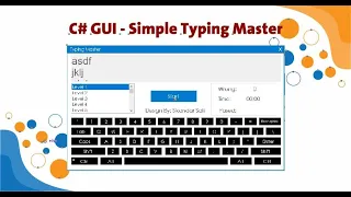 C GUI - Simple Typing Master With Source Code