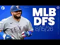 MLB DFS Picks Strategy for DraftKings FanDuel 26