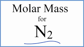 Molar Mass Molecular Weight of N2 Nitrogen Gas