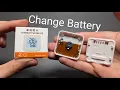 How to Change Battery In Mini LCD Digital Thermometer with Humidity Meter Thermo Hygrometer