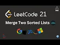 Leetcode 21 Merge Two Sorted Lists SDE Interview Sheet Iterative Dry Run