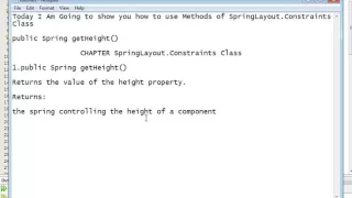 Java Programming Tutorial - SpringLayout Constraints-11