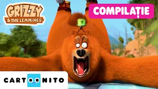 Compilație Grizzy și Lemingii 🐻✨ | Dulapuri teleportatoare și tunuri de pirați | Cartoonito