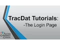 TracDat Tutorials How to Log in