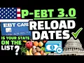 PEBT 2023 EBT FOOD STAMPS UPDATE P EBT 3 0 RELOAD DATES NEW YORK TEXAS NEW MEXICO