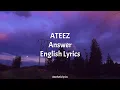 Download Lagu Answer // ATEEZ English Lyrics