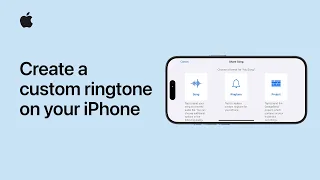 How To Create A Custom Ringtone On Your IPhone Apple Support 