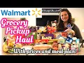 130 WALMART GROCERY PICKUP HAUL WITH PRICES NO CONTACT PICKUP GROCERY HAUL AND MEAL PLAN