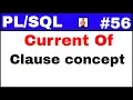Tutorial Current of Clause Concept in Plsql TechShooterIN