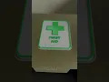3D printed First Aid sign with Braille