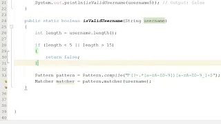 How to Validate a Username Using Java Simple