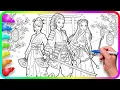 Satisfying Coloring KPop Demon Hunters FanArt - Rumi Zoey Mira KPop Demon Hunters Coloring Pages
