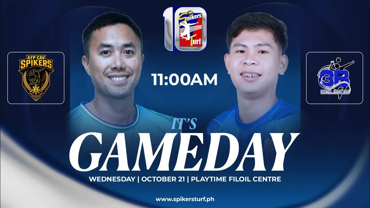 LIVE : AFP CAVALIERS vs 3B EVENT MASTERS | 2026 SPIKERS TURF INVITATIONAL CONFERENCE