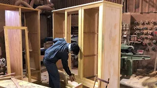 Download Amazing How To Build A Modern 2-chamber, 3 drawers Wardrobe // Project Woodworking Design Furniture MP3
