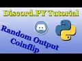Discord py Python How to Make a Random Output Command Coinflip