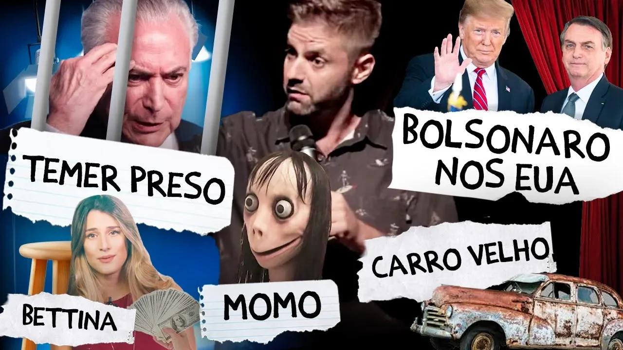 Fábio Rabin - Temer Preso / Bolsonaro nos EUA / Bettina / Momo / Carro Velho