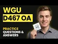 WGU D467 OA Exploring Data EVERY Question Type COVERED With Explanations