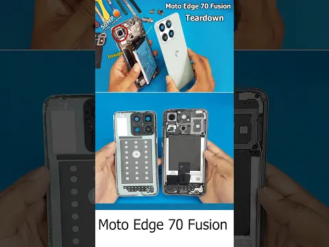 Moto Edge 70 Fusion inside Back Panel | Teardown # #escbaig #smartphone #teardown