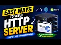 Easy way to setup HTTP server