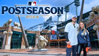 INSIDE FIRST DETROIT TIGERS HOME PLAYOFF GAME IN 10 YEARS MLB PLAYOFF VLOG
