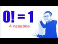 zero factorial why 0 should be 1 4 reasons
