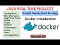 Spring Boot Microservices Realtime Project Introduction Docker Session 20