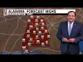 Hottest Day of the Week Mostly Dry Today Alabama Weather Network Morning Forecast Tuesday 26