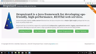 Dropwizard Introduction